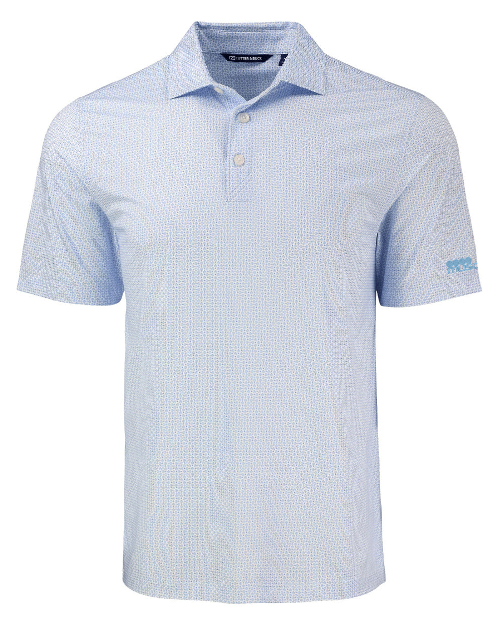126 - Pike Eco Diamond Dot Print Polo - Big & Tall