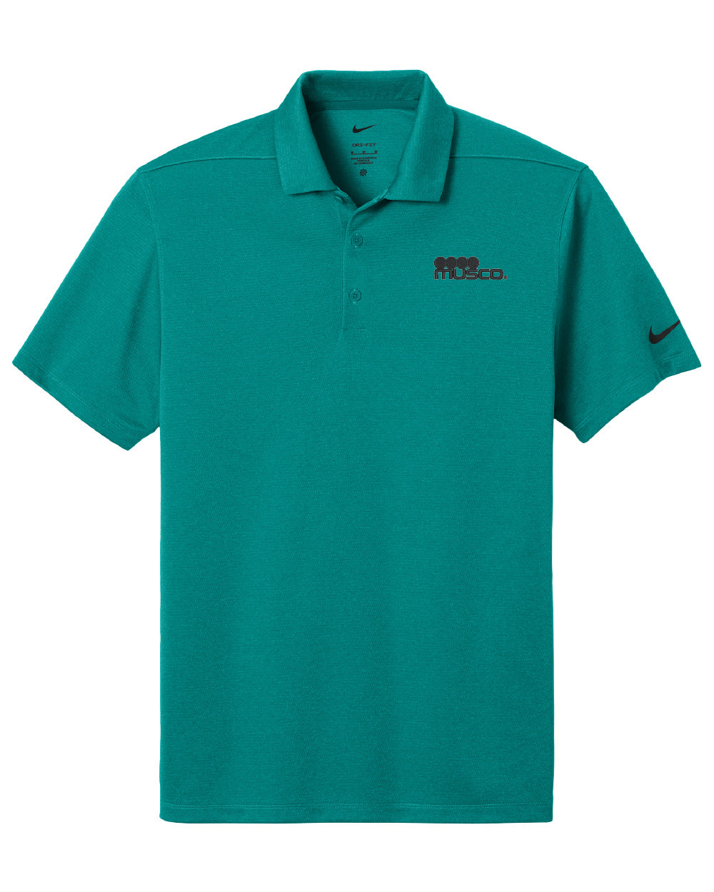 128 - Nike Dri-Fit Smooth Heather Polo