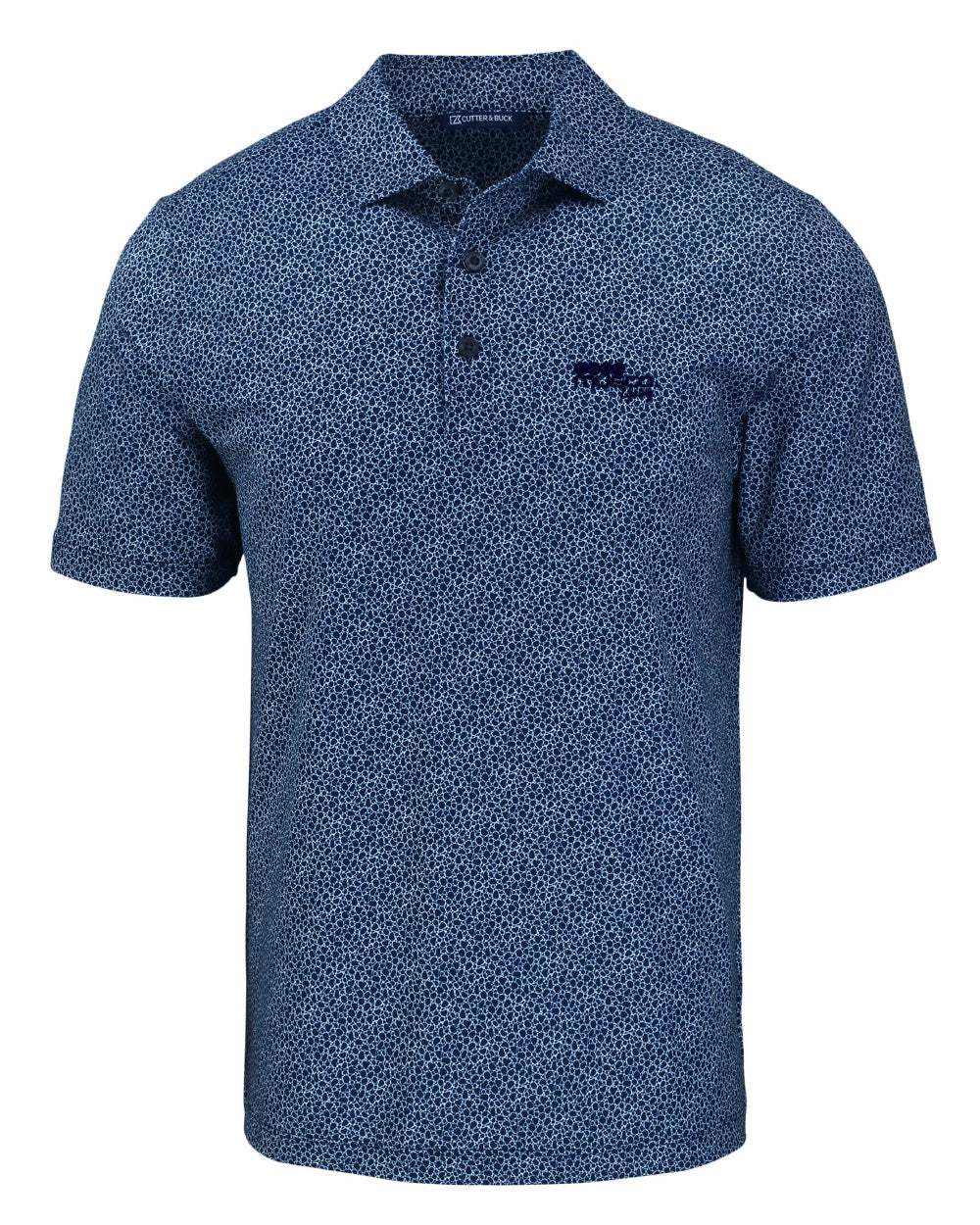 166 - Pebble Print Stretch Polo