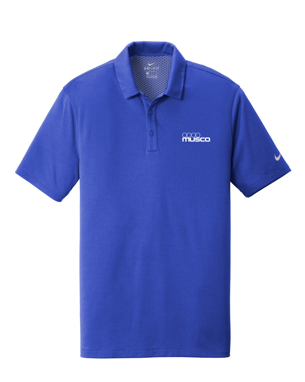 168 - Nike Dri Fit Hex Polo