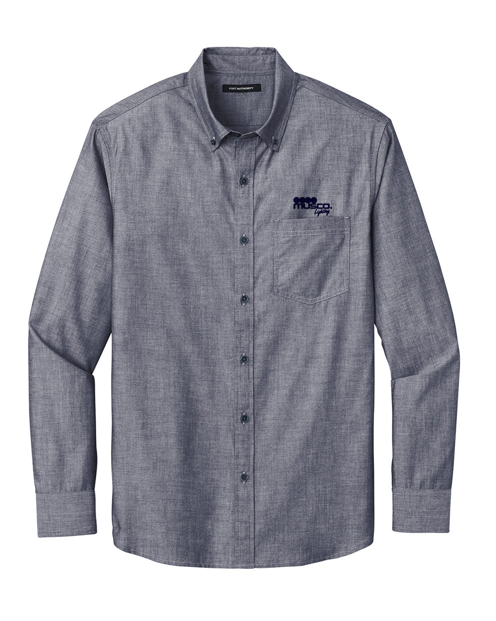 204 - LS Chambray Easy Care Shirt