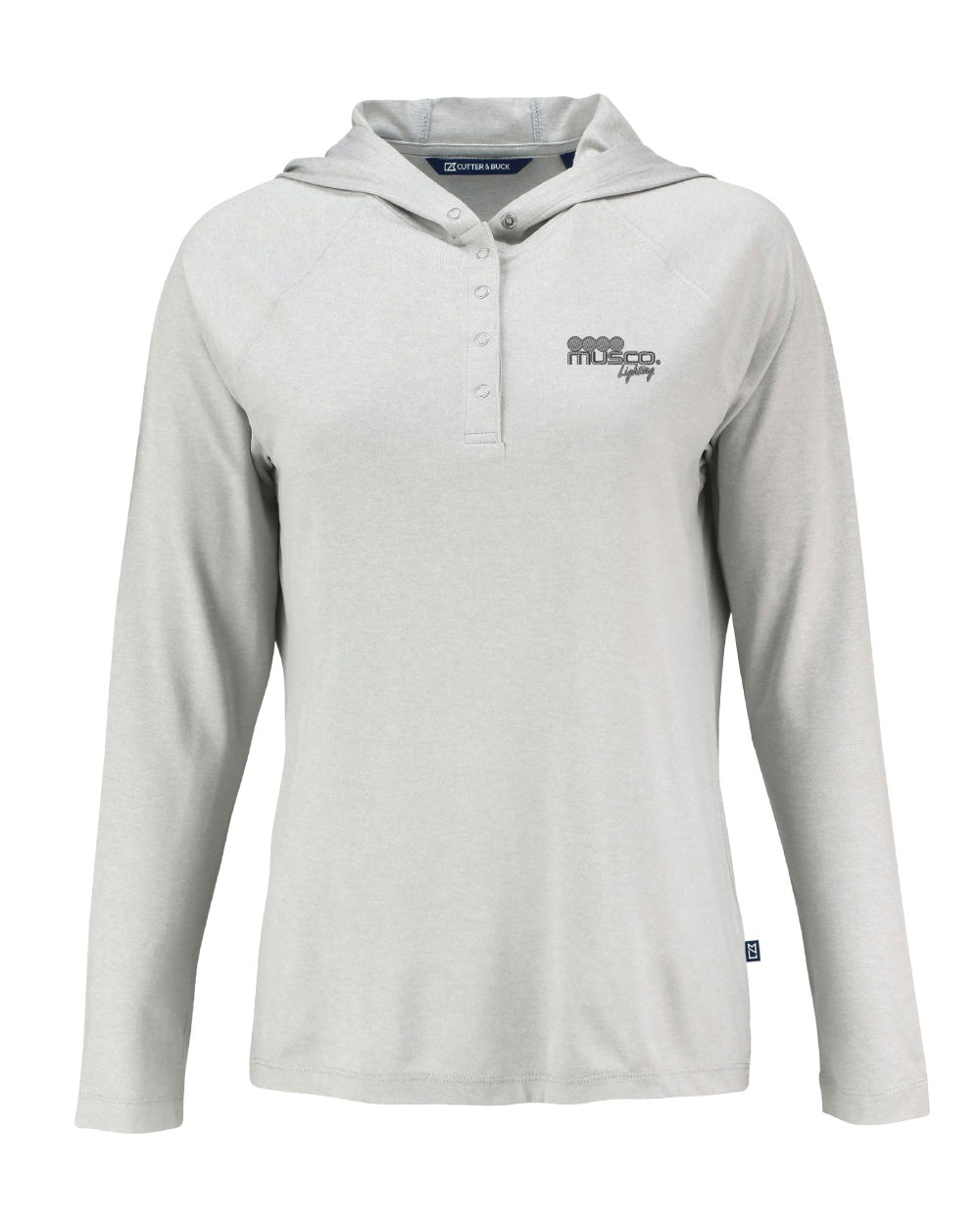 744 - Ladies Hooded Tee
