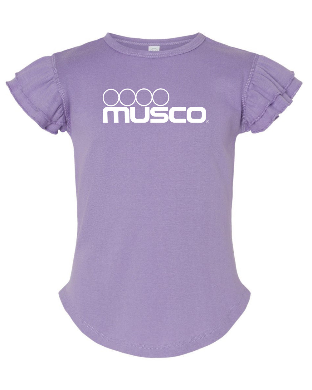 905 - Toddler Girl Flutter Sleeve T-shirt