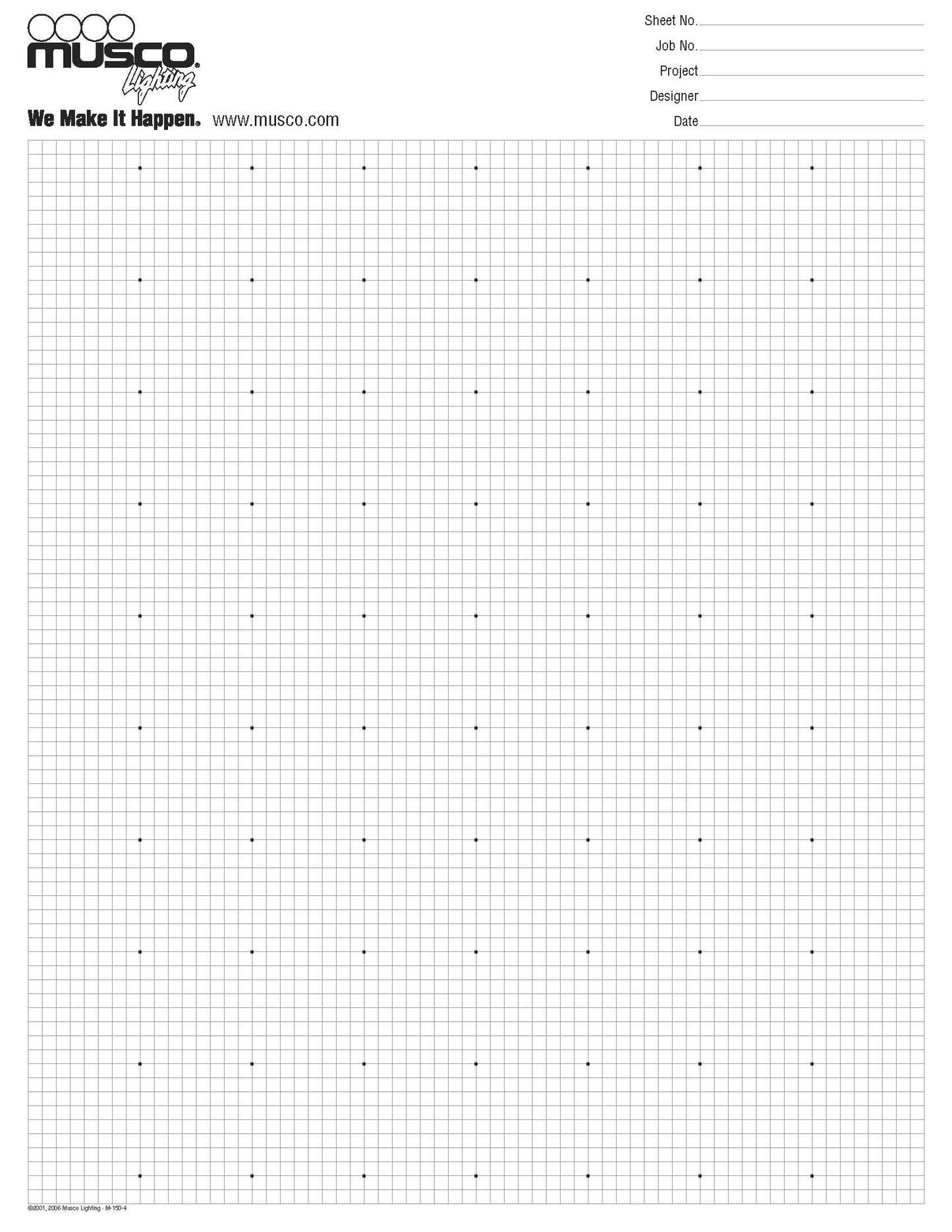 Literature - M-150-4 - Graph Paper Pad