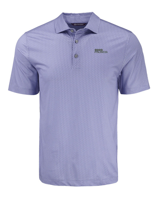 106 - Cutter & Buck Pike Recycled Check Print Polo - Regular