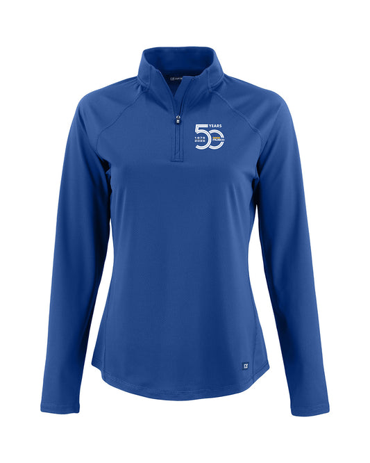 50th Anniversary Apparel - Prospect Ladies Stretch 1/4 Zip Pullover