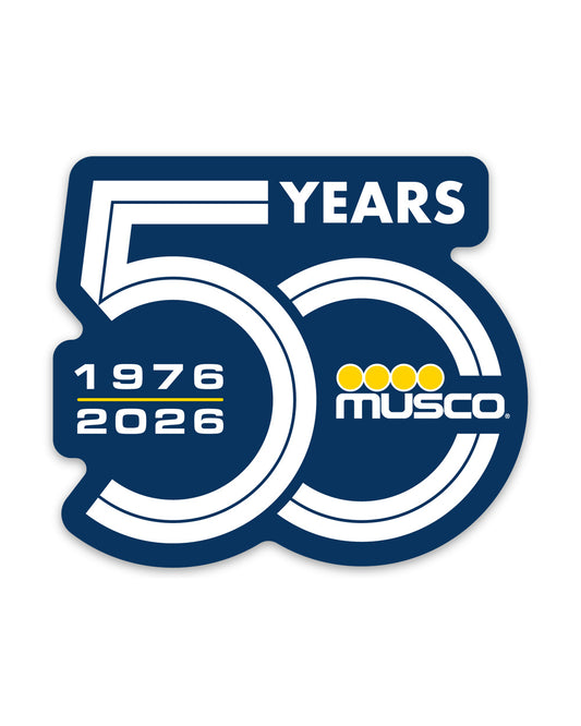 50th Anniversary Sticker