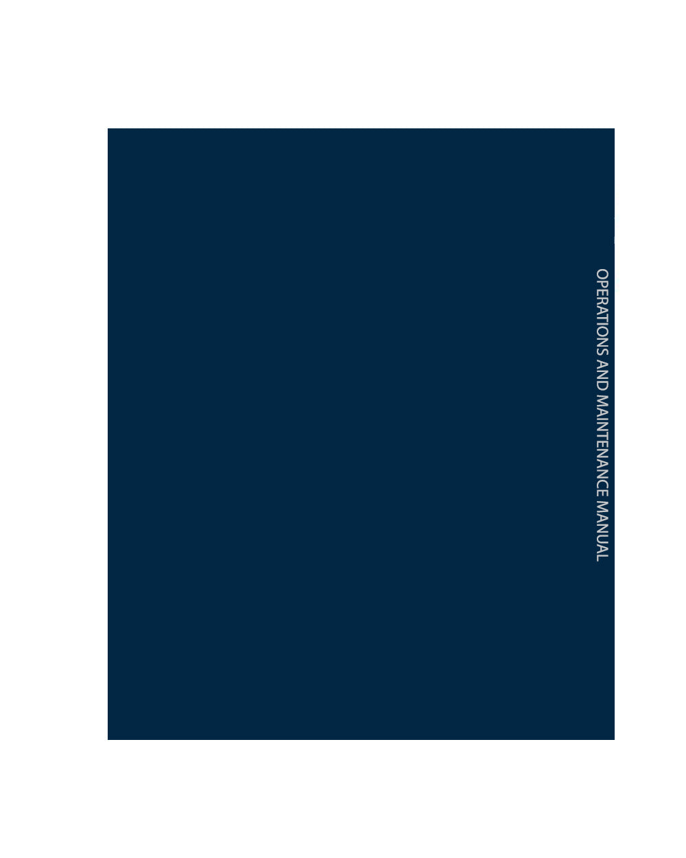 Submittal - M-1100-enUS-2 - Operations & Maintenance Manual